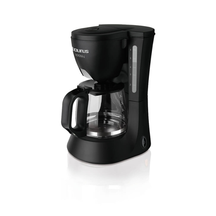 Taurus Kaffemaskine 6 Kopper Sort i gruppen HJEM, HUS & HAVE / Husholdningsapparater / Kaffe og espresso / Kaffemaskiner hos TP E-commerce Nordic AB (C05463)