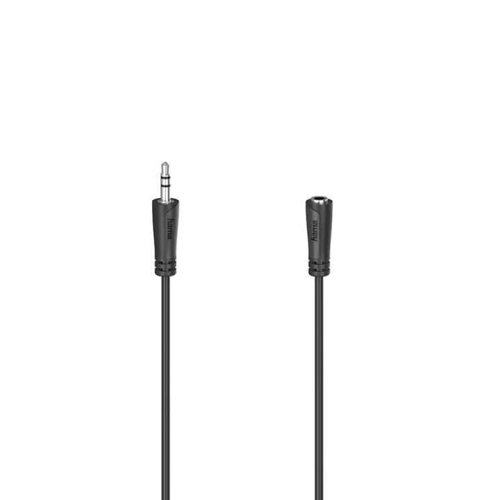 Hama Audiokabel 3.5mm-han-3.5mm-hun Forlænger 1.5m i gruppen HJEMMEELEKTRONIK / Kabler og adaptere / Audio Analog / 3.5 mm hos TP E-commerce Nordic AB (C05526)