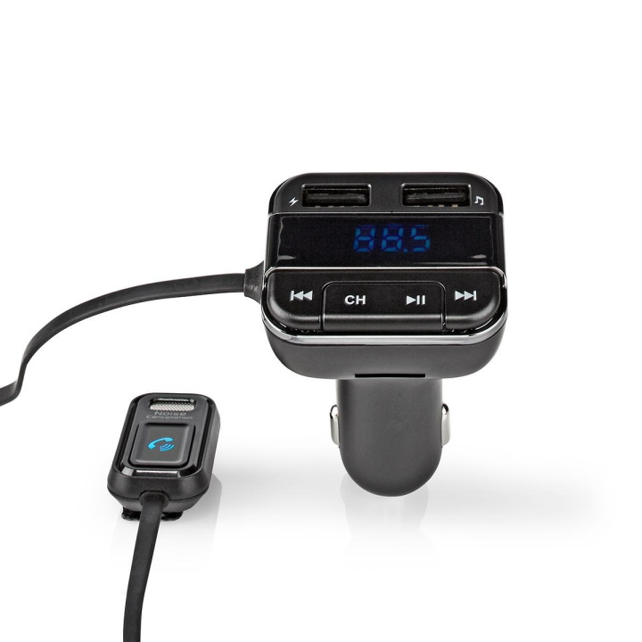 Nedis Bil Audio FM-sender | Fixed | Håndfri opkald | 0.8 