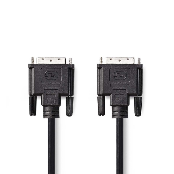 Nedis DVI-kabel | DVI-D 24 + 1-pin han | DVI-D 24 + 1-pin han | 1080p | Nikkelplateret | 10.0 m | Lige | PVC | Sort | Plastikpose i gruppen COMPUTERTILBEHØR / Kabler og adaptere / DVI / Kabler hos TP E-commerce Nordic AB (C06057)