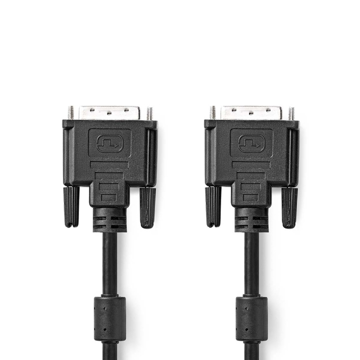 Nedis DVI-kabel | DVI-D 24 + 1-pin han | DVI-D 24 + 1-pin han | 2560x1600 | Nikkelplateret | 10.0 m | Lige | PVC | Sort | Konvolut i gruppen COMPUTERTILBEHØR / Kabler og adaptere / DVI / Kabler hos TP E-commerce Nordic AB (C06079)