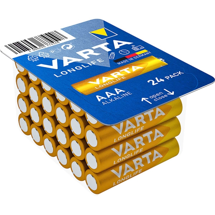 Alkaline Batteri AAA | 1.5 V DC | 24-Pakke i gruppen HJEMMEELEKTRONIK / Batterier og opladere / Batterier / AAA hos TP E-commerce Nordic AB (C06091)