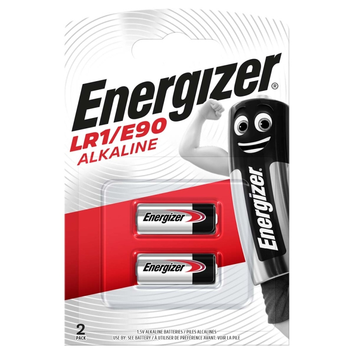 Alkaline battery LR1 2-Pakke i gruppen HJEMMEELEKTRONIK / Batterier og opladere / Batterier / Andet hos TP E-commerce Nordic AB (C06128)