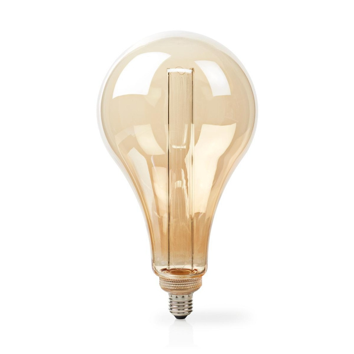 Nedis LED glødepære E27 | PS165 | 3.5 W | 120 lm | 1800 K | Dæmpbar | Med guld-rød finish | Retro stil | 1 stk i gruppen HJEMMEELEKTRONIK / Lys / LED lamper hos TP E-commerce Nordic AB (C06279)