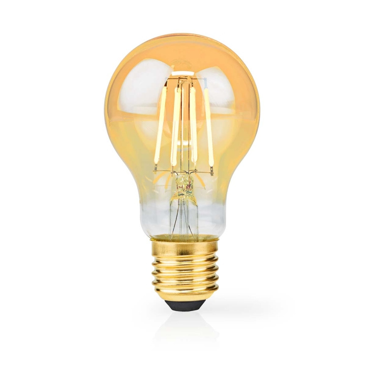 Nedis LED glødepære E27 | A60 | 4.9 W | 470 lm | 2100 K | Dæmpbar | Ekstra varm hvid | Retro stil | 1 stk i gruppen HJEMMEELEKTRONIK / Lys / LED lamper hos TP E-commerce Nordic AB (C06306)