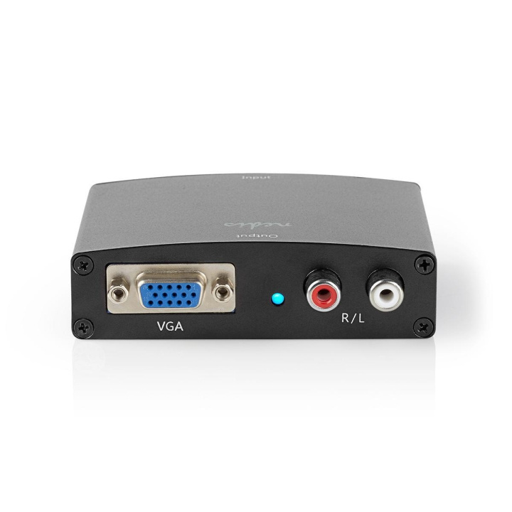 Nedis HDMI ™ Converter | HDMI™ Input | VGA Female / 2x RCA Hun | 1-vejs | 1280x768 | 1.65 Gbps | Aluminium | Antracit i gruppen HJEMMEELEKTRONIK / Kabler og adaptere / HDMI / Adaptere hos TP E-commerce Nordic AB (C06352)