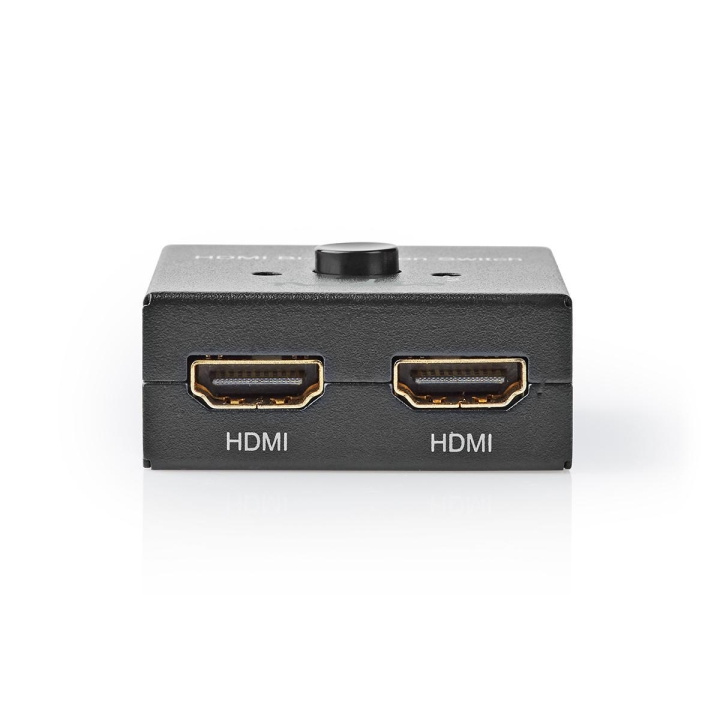 Nedis HDMI ™ switch | 3-Port port(s) | 1x HDMI™ Input / 2x HDMI ™ -indgang | 1x HDMI™ Output / 2x HDMI™ Output | 4K@60Hz | 6 Gbps | Metal | Antracit i gruppen HJEMMEELEKTRONIK / Kabler og adaptere / HDMI / Adaptere hos TP E-commerce Nordic AB (C06364)