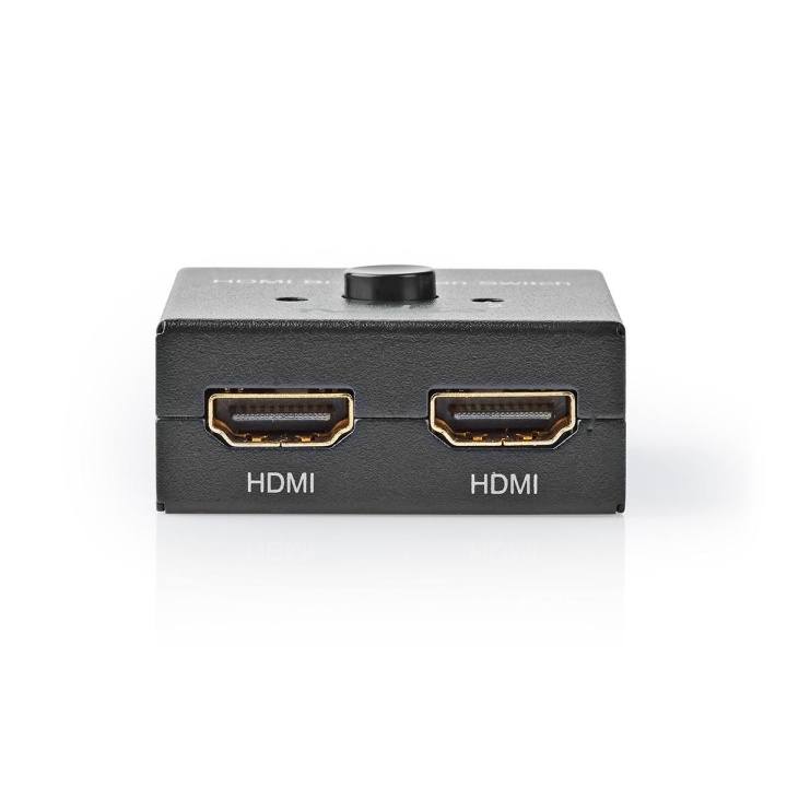 Nedis HDMI ™ switch | 3-Port port(s) | 1x HDMI™ Input / 2x HDMI ™ -indgang | 1x HDMI™ Output / 2x HDMI™ Output | 4K@60Hz | 6 Gbps | Metal | Antracit i gruppen HJEMMEELEKTRONIK / Kabler og adaptere / HDMI / Adaptere hos TP E-commerce Nordic AB (C06364)