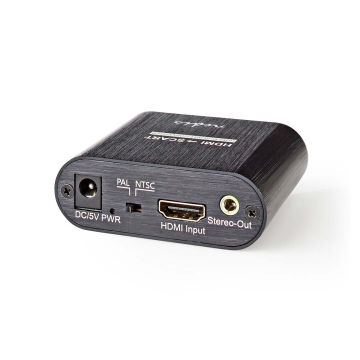 Nedis HDMI ™ Converter | HDMI™ Input | SCART Hun | 1-vejs | 480i | 18 Gbps | Metal | Antracit i gruppen HJEMMEELEKTRONIK / Kabler og adaptere / HDMI / Adaptere hos TP E-commerce Nordic AB (C06368)