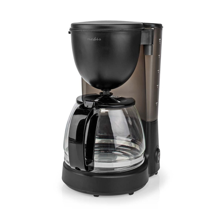 Nedis Kaffemaskine | Filterkaffe | 1.25 l | 10 Kopper | Hold-varm funktion | Sort i gruppen HJEM, HUS & HAVE / Husholdningsapparater / Kaffe og espresso / Kaffemaskiner hos TP E-commerce Nordic AB (C06412)