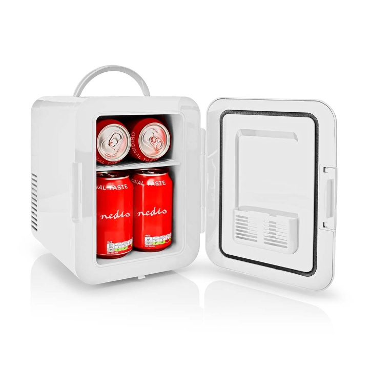 Nedis Bærbare mini køleskab | 4 l | 12 V DC / 100 - 240 V AC | Hvid i gruppen HJEM, HUS & HAVE / Husholdningsapparater / Øvrige husholdningsapparater hos TP E-commerce Nordic AB (C06428)