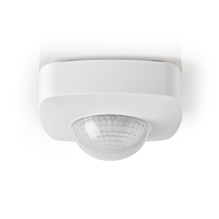 Nedis bevægelsesdetektor | Indendørs og Udendørs | 3-Wire | Type F (CEE 7/7) | 360 ° | 5 - 300 W | 300 W | 1200 W | 3 - 2000 Lux | Sensor-teknologi: PIR | Sensor rækkevidde: 2.0 - 8.0 m i gruppen HJEM, HUS & HAVE / Alarm, Sikkerhed & Overvågning / Bevægelsessensorer hos TP E-commerce Nordic AB (C06477)