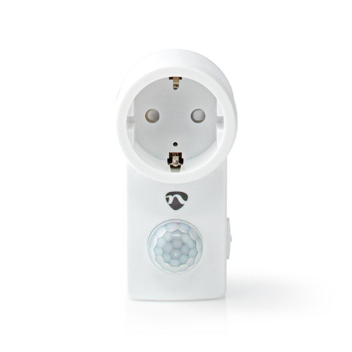 Nedis bevægelsesdetektor | Indendørs | Type F (CEE 7/7) | Type F (CEE 7/7) | 120 ° | 5 - 300 W | 300 W | 1200 W | 3 - 2000 Lux | Sensor-teknologi: PIR | Sensor rækkevidde: 0.0 - 9.0 m billede