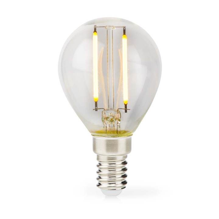 Nedis LED-lampe Pære E14 | G45 | 2 W | 250 lm | 2700 K | Varm Hvid | Retro stil | 1 stk. | Klart i gruppen HJEMMEELEKTRONIK / Lys / LED lamper hos TP E-commerce Nordic AB (C06526)