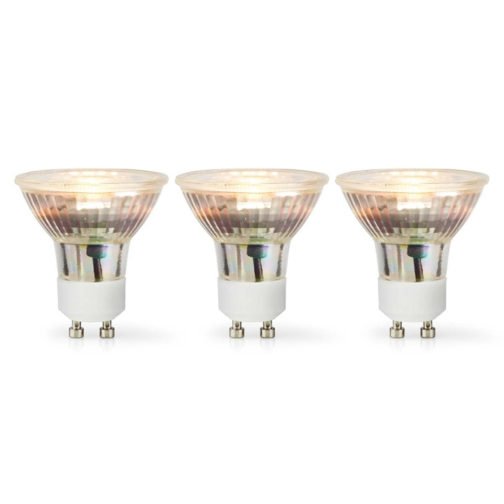 Nedis LED Pære GU10 | Spot | 4.5 W | 345 lm | 2700 K | Varm Hvid | Retro stil | 3 stk i gruppen HJEMMEELEKTRONIK / Lys / LED lamper hos TP E-commerce Nordic AB (C06538)