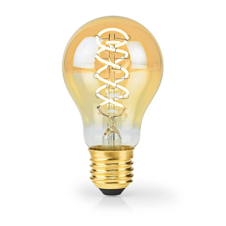 Nedis LED glødepære E27 | A60 | 3.8 W | 250 lm | 2100 K | Dæmpbar | Ekstra varm hvid | Retro stil | 1 stk i gruppen HJEMMEELEKTRONIK / Lys / LED lamper hos TP E-commerce Nordic AB (C06547)