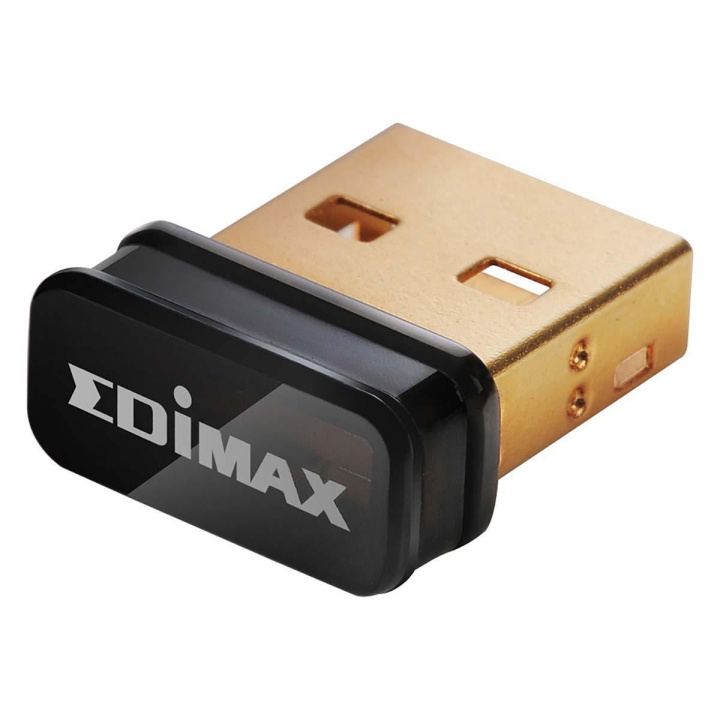 Edimax N150 Wi-Fi 4 Nano USB-adapter i gruppen COMPUTERTILBEHØR / Netværk / Netværkskort / USB trådløs hos TP E-commerce Nordic AB (C06759)