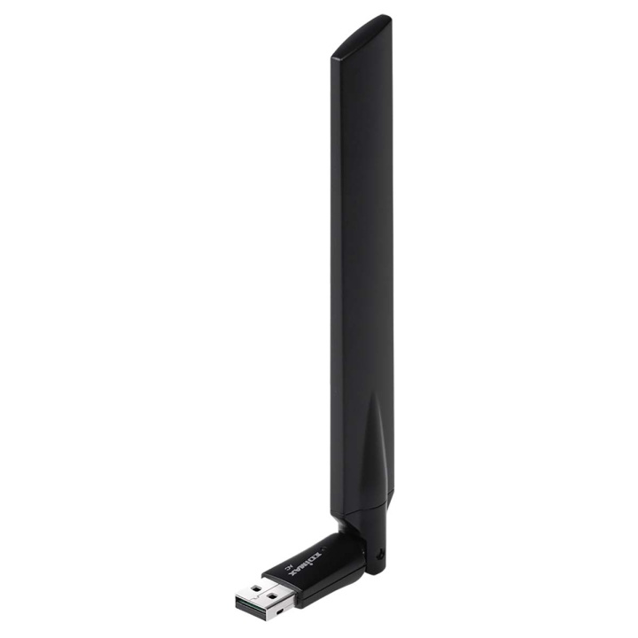 Edimax Trådløs USB-adapter AC600 2.4/5 GHz (Dual Band) Sort i gruppen COMPUTERTILBEHØR / Netværk / Netværkskort / USB trådløs hos TP E-commerce Nordic AB (C06803)