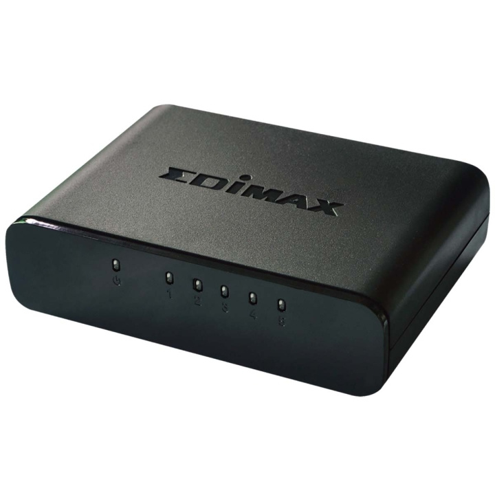 Edimax 5-Port 10/100 Mbit Fast Ethernet Desktop Switch i gruppen COMPUTERTILBEHØR / Netværk / Switches / 10/100/1000Mbps hos TP E-commerce Nordic AB (C06811)