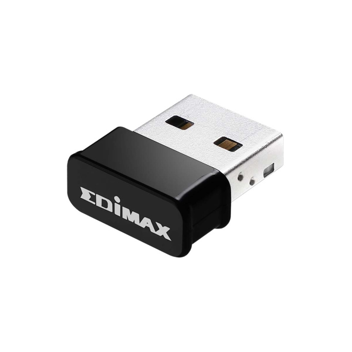 Edimax Trådløs USB-adapter AC1200 2.4/5 GHz (Dual Band) Wi-Fi Sort/Aluminium i gruppen COMPUTERTILBEHØR / Netværk / Netværkskort / USB trådløs hos TP E-commerce Nordic AB (C06814)
