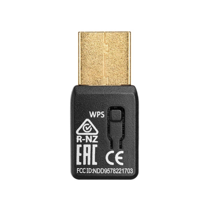 Edimax Trådløs AC1200 Dual-Band MU-MIMO USB 3.0 Adapter Wi-Fi Sort i gruppen COMPUTERTILBEHØR / Netværk / Netværkskort / USB trådløs hos TP E-commerce Nordic AB (C06818)