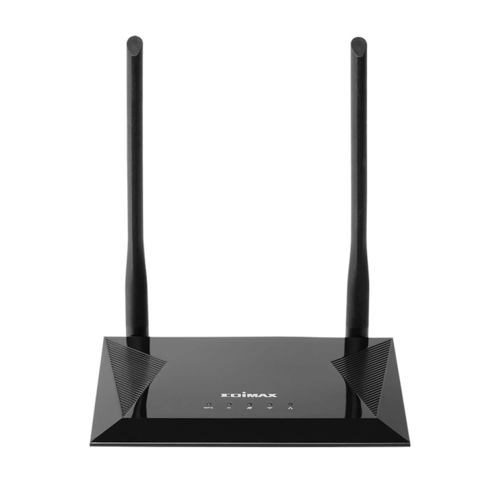 Edimax 4-i-1 N300 Wi-Fi Router, Access Point, Range Extender, Wi-Fi Bridge & WISP Black i gruppen COMPUTERTILBEHØR / Netværk / Adgangspunkter hos TP E-commerce Nordic AB (C06824)