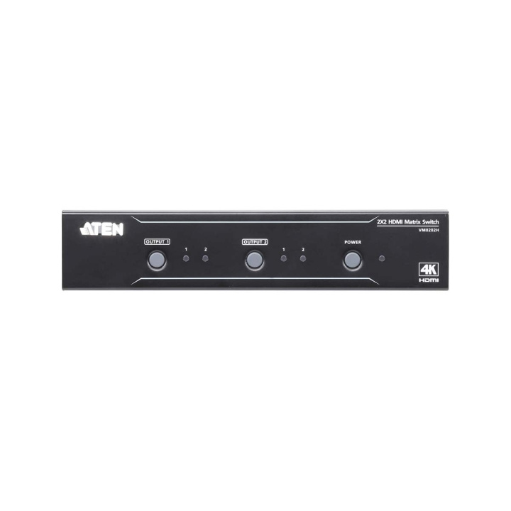 2 x 2 Porte Hdmi Matrix Switch Sort i gruppen HJEMMEELEKTRONIK / Kabler og adaptere / HDMI / Adaptere hos TP E-commerce Nordic AB (C06921)