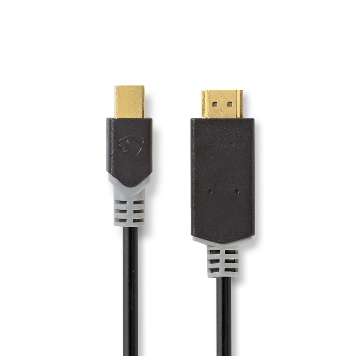Mini DisplayPort kabel | DisplayPort 1.2 | Mini DisplayPort han | HDMI™ Stik | 21.6 Gbps | Guldplateret | 2.00 m | Runde | PVC | Antracit | Window Box i gruppen COMPUTERTILBEHØR / Kabler og adaptere / DisplayPort / Adaptere hos TP E-commerce Nordic AB (C06934)