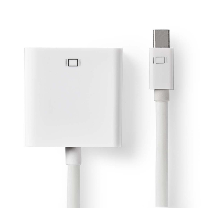 Nedis Mini DisplayPort kabel | DisplayPort 1.2 | Mini DisplayPort han | VGA Hun | 21.6 Gbps | Nikkelplateret | 0.20 m | Runde | PVC | Hvid | Plastikpose i gruppen COMPUTERTILBEHØR / Kabler og adaptere / DisplayPort / Kabler hos TP E-commerce Nordic AB (C06939)