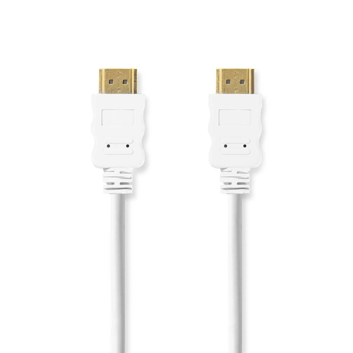 Nedis High Speed ​​HDMI ™ kabel med Ethernet | HDMI™ Stik | HDMI™ Stik | 4K@30Hz | ARC | 10.2 Gbps | 2.00 m | Runde | PVC | Hvid | Plastikpose i gruppen HJEMMEELEKTRONIK / Kabler og adaptere / HDMI / Kabler hos TP E-commerce Nordic AB (C06985)