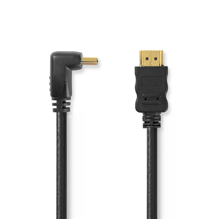 Nedis High Speed ​​HDMI ™ kabel med Ethernet | HDMI™ Stik | HDMI™ Stik | 4K@30Hz | 10.2 Gbps | 1.50 m | Runde | PVC | Sort | Konvolut i gruppen HJEMMEELEKTRONIK / Kabler og adaptere / HDMI / Kabler hos TP E-commerce Nordic AB (C06987)
