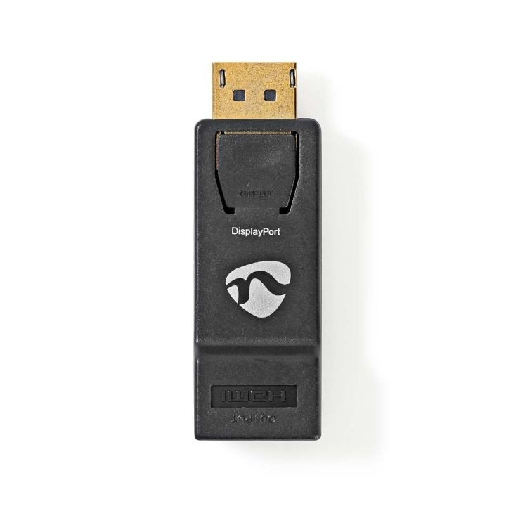 Nedis DisplayPort adapter | DisplayPort Han | HDMI ™ -udgang | 4K@30Hz | Guldplateret | Lige | Runde | ABS | ABS | Antracit | Box i gruppen HJEMMEELEKTRONIK / Kabler og adaptere / HDMI / Adaptere hos TP E-commerce Nordic AB (C07022)