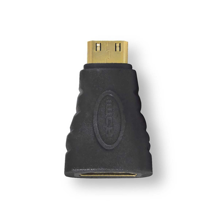 Nedis HDMI™ Adapter | HDMI™ Mini-stik | HDMI™ Hun | Guldplateret | Lige | ABS | Antracit | 1 stk. | Box i gruppen HJEMMEELEKTRONIK / Kabler og adaptere / HDMI / Adaptere hos TP E-commerce Nordic AB (C07029)