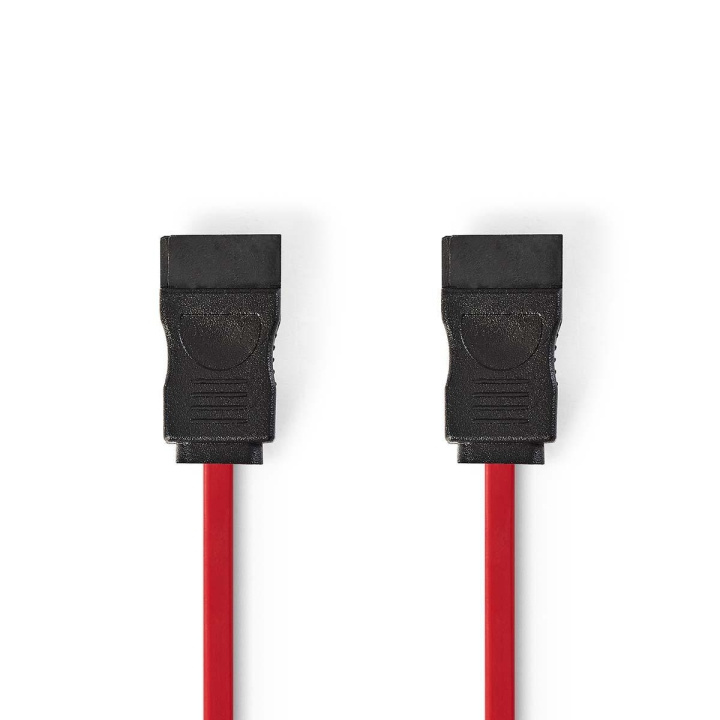 Nedis SATA kabel | 3 Gbps | SATA 7-Pin Hun | SATA 7-Pin Hun | Nikkelplateret | 0.50 m | Fladt | PVC | Rød | Plastikpose i gruppen COMPUTERTILBEHØR / Kabler og adaptere / Interne / SATA hos TP E-commerce Nordic AB (C07052)