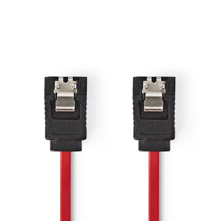 SATA kabel | 3 Gbps | SATA 7-Pin Hun | SATA 7-Pin Hun | Nikkelplateret | 0.50 m | Fladt | PVC | Rød | Plastikpose i gruppen COMPUTERTILBEHØR / Kabler og adaptere / Interne / SATA hos TP E-commerce Nordic AB (C07053)