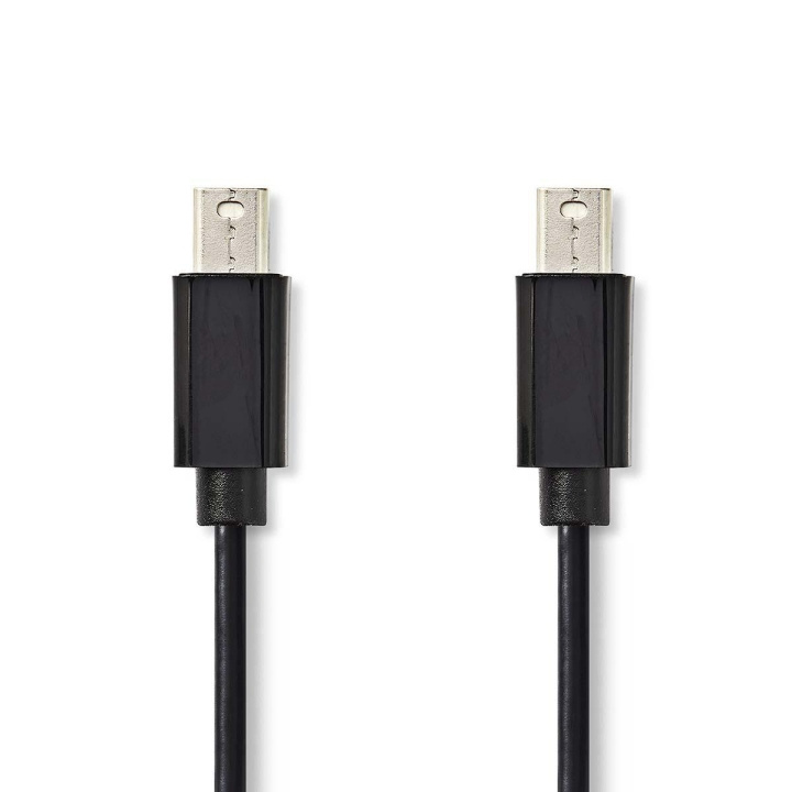 Nedis Mini DisplayPort kabel | DisplayPort 1.2 | Mini DisplayPort han | Mini DisplayPort han | 21.6 Gbps | Nikkelplateret | 1.00 m | Runde | PVC | Sort | Plastikpose i gruppen COMPUTERTILBEHØR / Kabler og adaptere / DisplayPort / Kabler hos TP E-commerce Nordic AB (C07064)