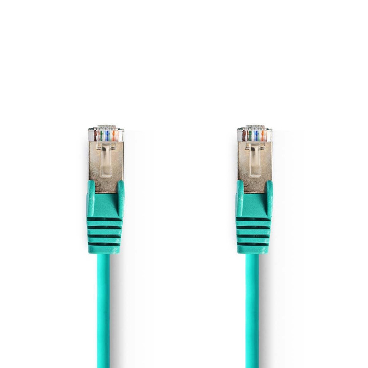 Nedis CAT5e netværkskabel | SF/UTP | RJ45 Han | RJ45 Han | 20.0 m | Runde | PVC | Grøn | Plastikpose i gruppen COMPUTERTILBEHØR / Kabler og adaptere / Netværkskabler / Cat5e hos TP E-commerce Nordic AB (C07106)