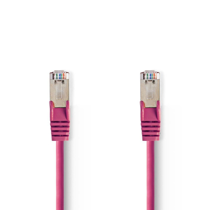 Nedis CAT5e netværkskabel | SF/UTP | RJ45 Han | RJ45 Han | 20.0 m | Runde | PVC | Pink | Plastikpose i gruppen COMPUTERTILBEHØR / Kabler og adaptere / Netværkskabler / Cat5e hos TP E-commerce Nordic AB (C07122)