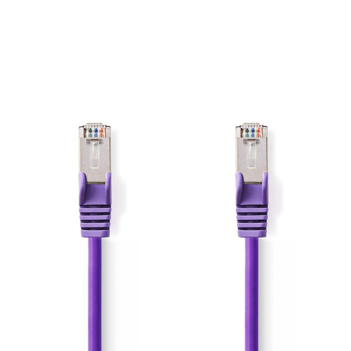 Nedis CAT5e netværkskabel | SF/UTP | RJ45 Han | RJ45 Han | 2.00 m | Runde | PVC | Violet | Plastikpose i gruppen COMPUTERTILBEHØR / Kabler og adaptere / Netværkskabler / Cat5e hos TP E-commerce Nordic AB (C07134)