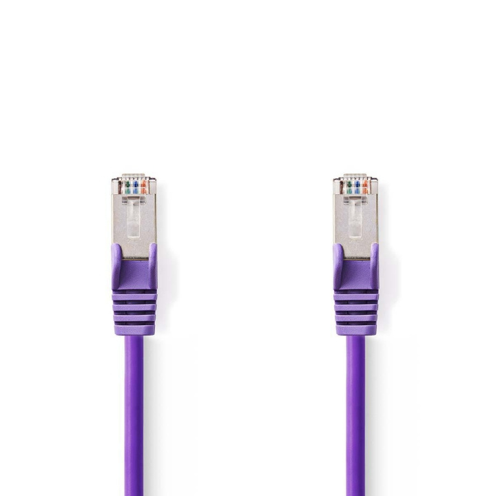 Nedis CAT5e netværkskabel | SF/UTP | RJ45 Han | RJ45 Han | 30.0 m | Runde | PVC | Violet | Plastikpose i gruppen COMPUTERTILBEHØR / Kabler og adaptere / Netværkskabler / Cat5e hos TP E-commerce Nordic AB (C07135)