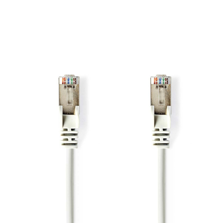 Nedis CAT5e netværkskabel | SF/UTP | RJ45 Han | RJ45 Han | 1.00 m | Runde | PVC | Hvid | Konvolut i gruppen COMPUTERTILBEHØR / Kabler og adaptere / Netværkskabler / Cat5e hos TP E-commerce Nordic AB (C07138)