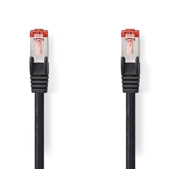 Kat 6 kabel | RJ45 Han | RJ45 Han | S/FTP | 0.25 m | Runde | LSZH | Sort | Konvolut i gruppen COMPUTERTILBEHØR / Kabler og adaptere / Netværkskabler / Cat6 hos TP E-commerce Nordic AB (C07183)