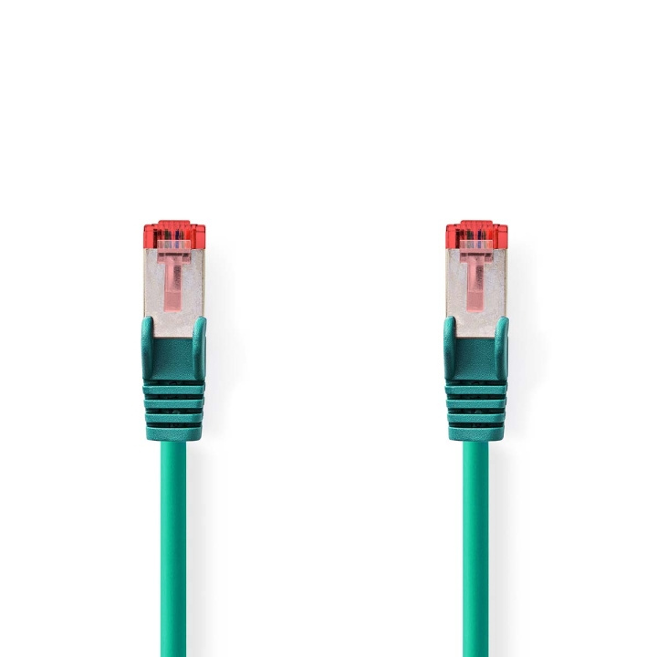 Kat 6 kabel | RJ45 Han | RJ45 Han | S/FTP | 0.15 m | Runde | LSZH | Grøn | Konvolut i gruppen COMPUTERTILBEHØR / Kabler og adaptere / Netværkskabler / Cat6 hos TP E-commerce Nordic AB (C07208)