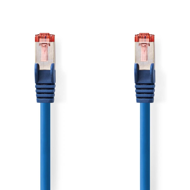 Kat 6 kabel | RJ45 Han | RJ45 Han | S/FTP | 0.15 m | Runde | LSZH | Blå | Plastikpose i gruppen COMPUTERTILBEHØR / Kabler og adaptere / Netværkskabler / Cat6 hos TP E-commerce Nordic AB (C07221)