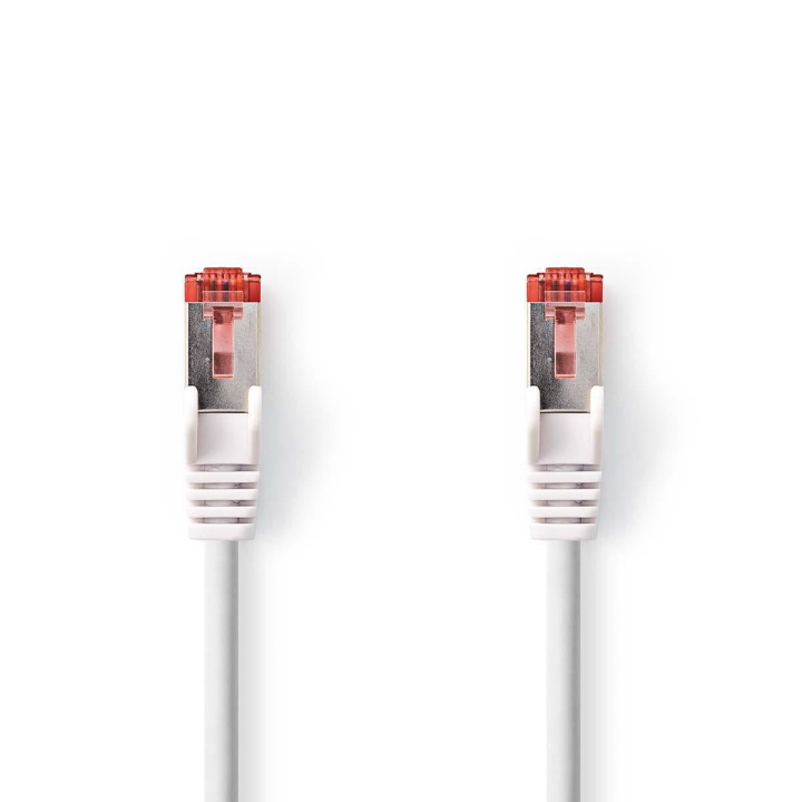 Kat 6 kabel | RJ45 Han | RJ45 Han | S/FTP | 0.25 m | Runde | LSZH | Hvid | Konvolut i gruppen COMPUTERTILBEHØR / Kabler og adaptere / Netværkskabler / Cat6 hos TP E-commerce Nordic AB (C07289)