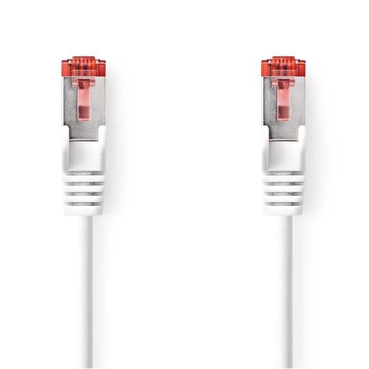 Nedis Kat 6 kabel | RJ45 Han | RJ45 Han | S/FTP | 1.00 m | Runde | LSZH | Hvid | Konvolut i gruppen COMPUTERTILBEHØR / Kabler og adaptere / Netværkskabler / Cat6 hos TP E-commerce Nordic AB (C07291)