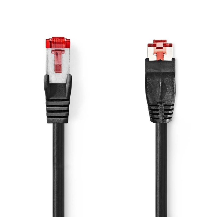 Nedis Kat 6 kabel | RJ45 Han | RJ45 Han | SF/UTP | 1.00 m | Runde | LSZH | Sort | Konvolut i gruppen COMPUTERTILBEHØR / Kabler og adaptere / Netværkskabler / Cat6 hos TP E-commerce Nordic AB (C07315)