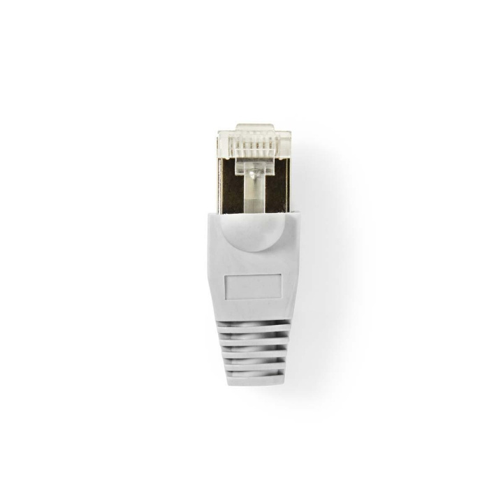 Nedis RJ45-stik | Han | Solid FTP CAT5e | Lige | Guldplateret | 10 stk. | PVC | Gennemsigtig / Grå | Konvolut i gruppen COMPUTERTILBEHØR / Kabler og adaptere / Netværkskabler / Adaptere og samlemuffer hos TP E-commerce Nordic AB (C07338)