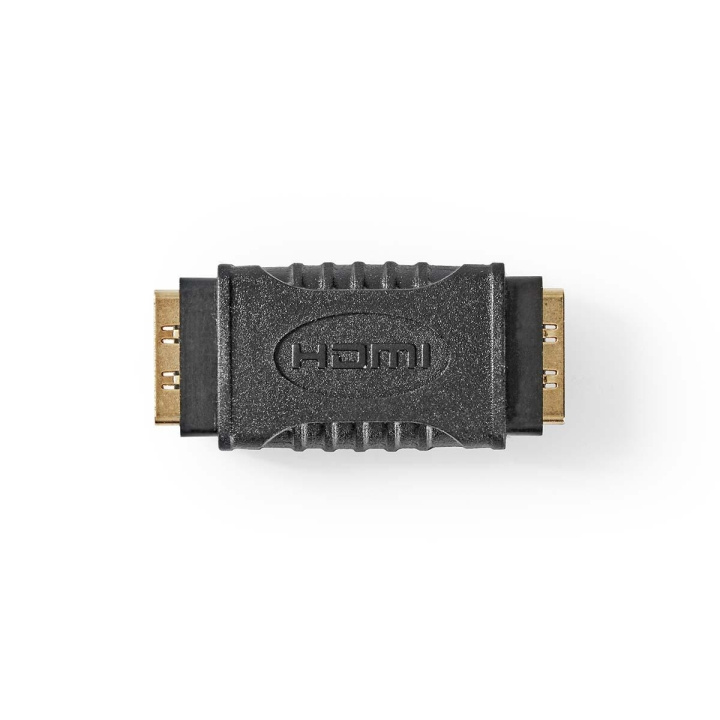 HDMI™ Adapter | HDMI™ Hun | HDMI™ Hun | Guldplateret | Lige | ABS | Sort | 1 stk. | Plastikpose i gruppen HJEMMEELEKTRONIK / Kabler og adaptere / HDMI / Adaptere hos TP E-commerce Nordic AB (C07378)