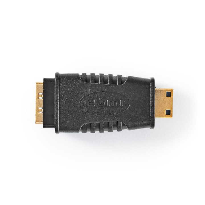 Nedis HDMI™ Adapter | HDMI™ Mini-stik | HDMI™ Hun | Guldplateret | Lige | ABS | Sort | 1 stk. | Plastikpose i gruppen HJEMMEELEKTRONIK / Kabler og adaptere / HDMI / Adaptere hos TP E-commerce Nordic AB (C07384)